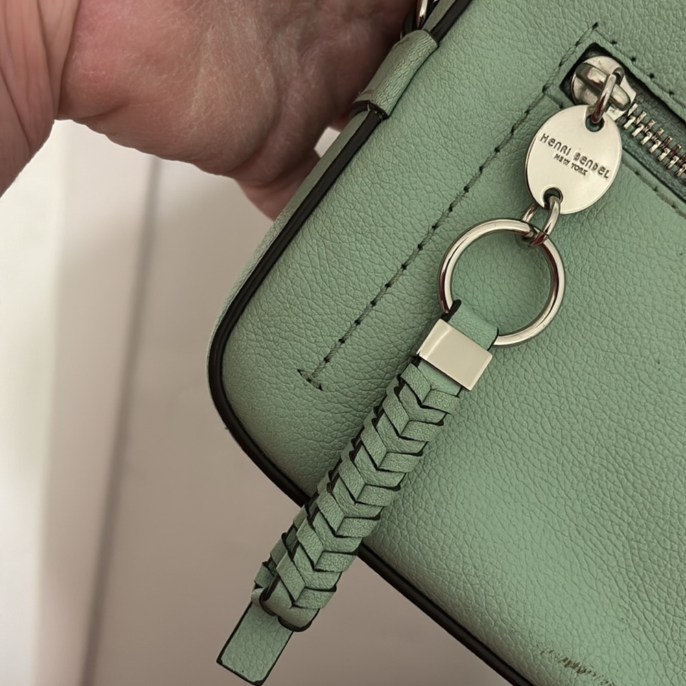 Henri Bendel Mint Green Crosby Crossbody Bag - Picture 5 of 8